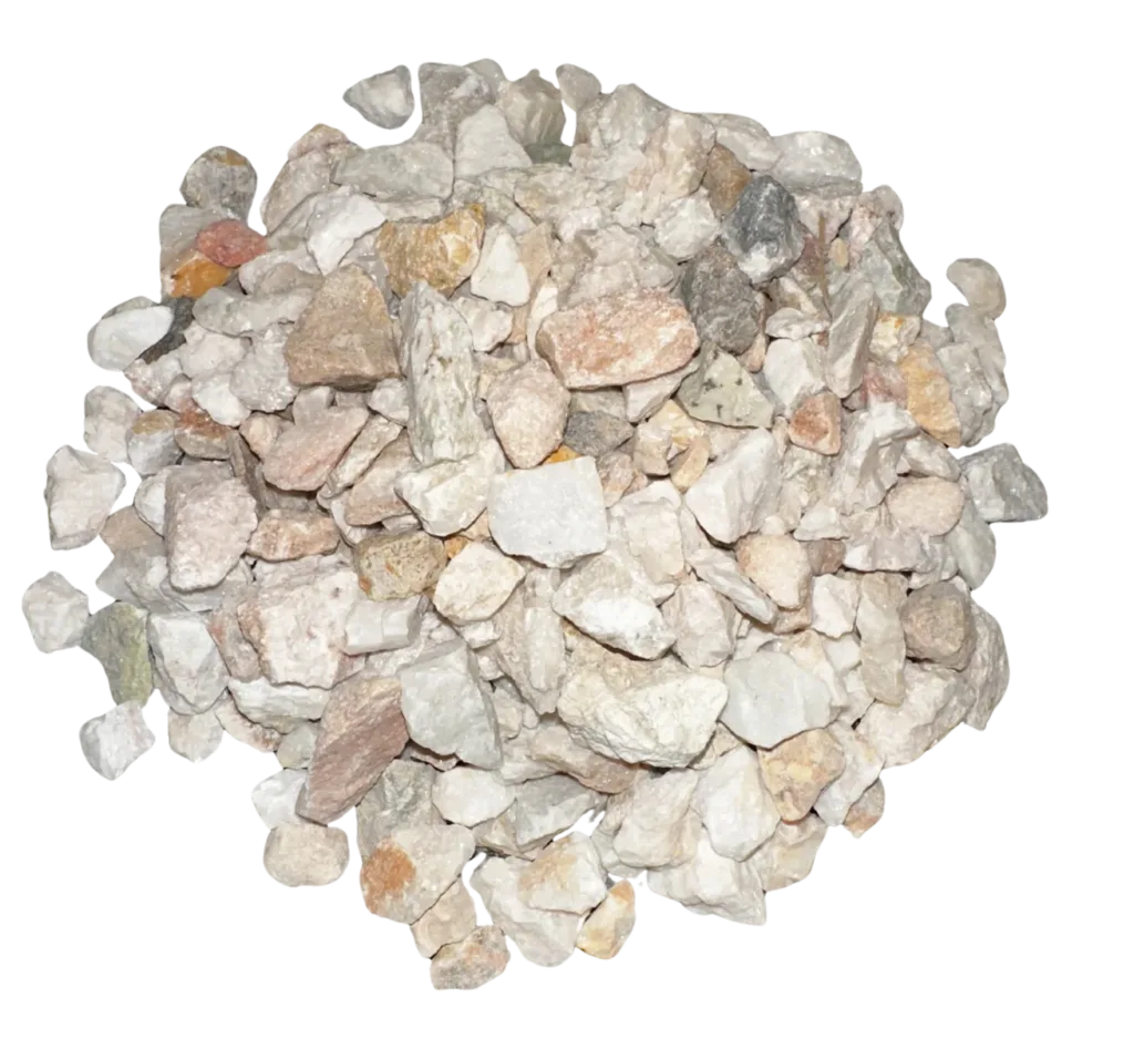 White Marble Screened — 1/2 inch material reference