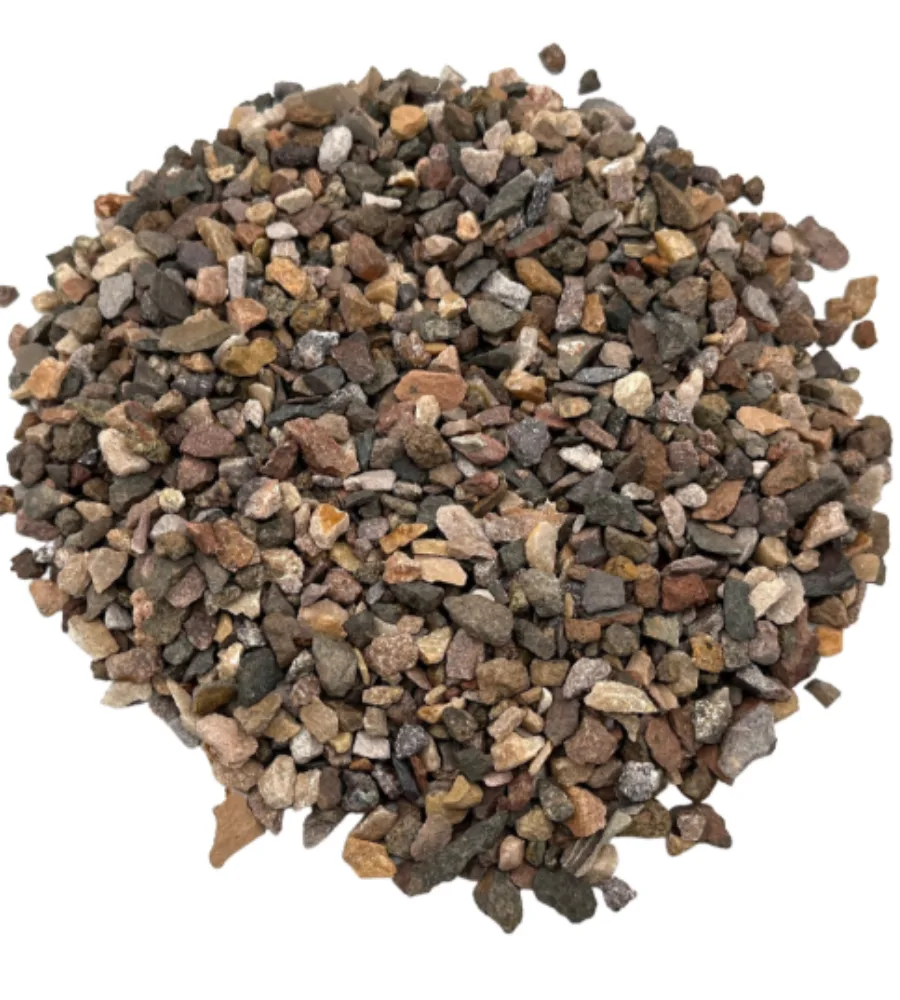 Apache Brown — Screened 3/8 inch material reference