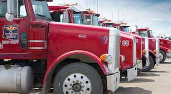 Arizona Trucking & Materials rental truck fleet